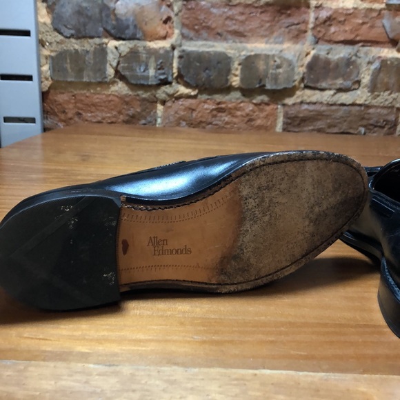 Allen Edmonds Grayson Dress Loafer Black size 7.5 - Picture 5 of 8